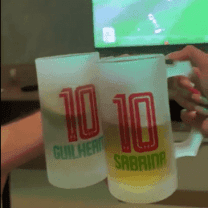 Chopp para comemorar vitória do Flu